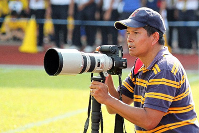 Richard Seow - a familiar figure with his photographic equipment at many ACS sporting events.