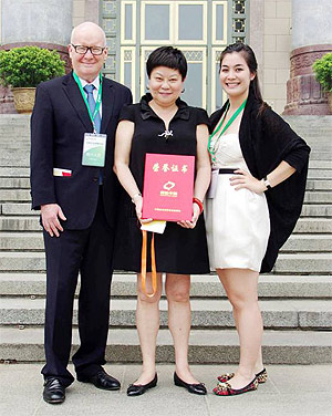 Jenny Hsui and her family