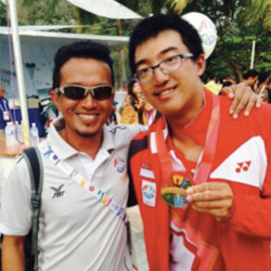 Colin Cheng with Rasdeen