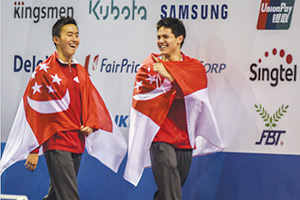 Quah Zheng Wen & Joseph Schooling (Credit: Danny Toh)