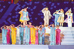 Synergy Dance Group performing at the SEA Games Opening Ceremony