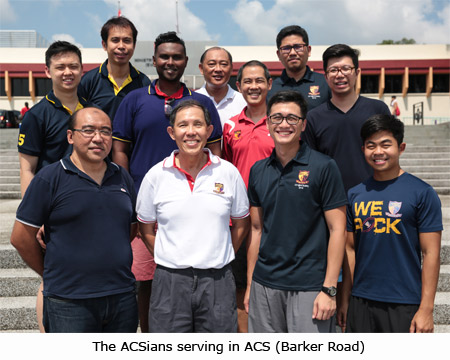 The ACSians serving in ACS (Barker Road)