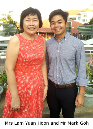 Teachers - Mrs Lam Yuan Hoon & Mr Mark Goh