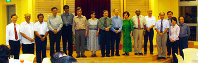 The Past Presidents and family members representing past Presidents.