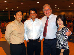Mr Peter Tan, Mr Richard Seow, Rev Dr John Barrett and Mrs Kathryn Koh