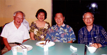 Dr William Chew, Mrs Millicent Tan, Tan Chee Chye & Rev. Ho Chee Sin
