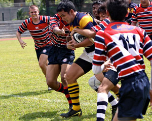 Captain Keith Oh in action