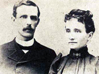 Bishop Oldham and his wife Marie